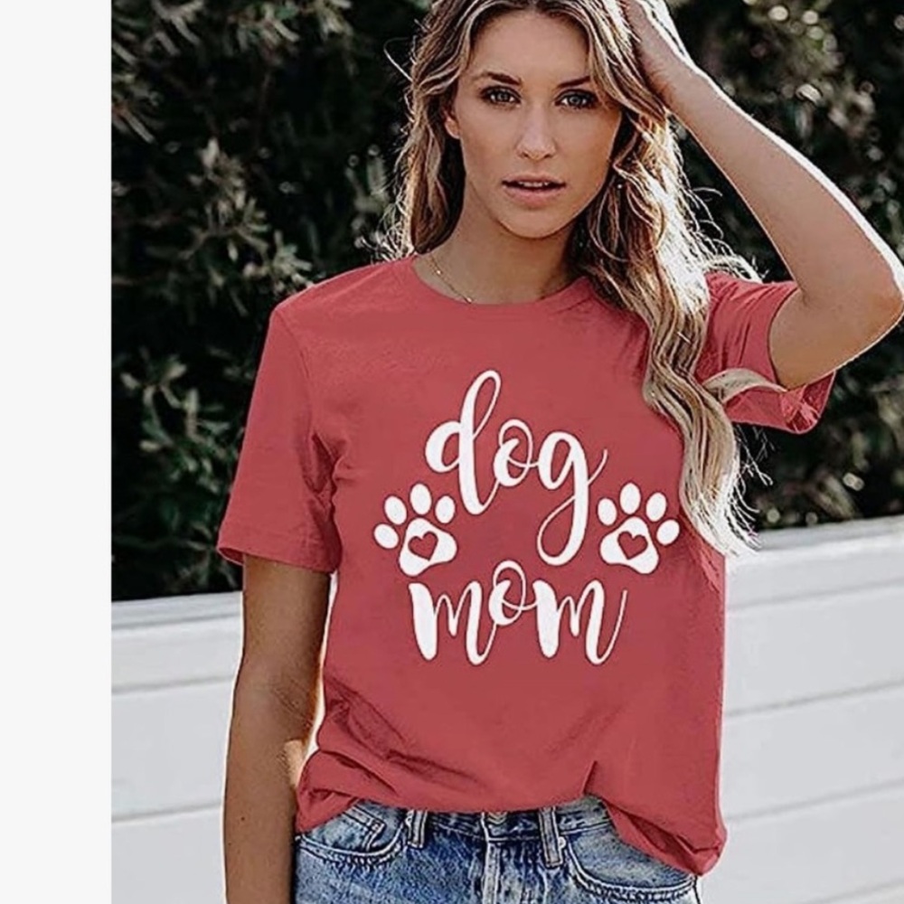 Dog Mom Short Sleeve T-Shirt - XL